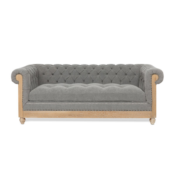 Park Hill 82.5'' Rolled Arm Chesterfield Sofa | Wayfair